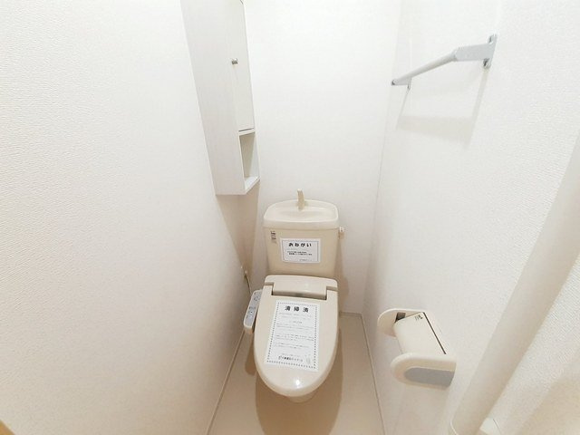 メゾングラースＭのトイレ|コンパクトで使いやすいトイレです