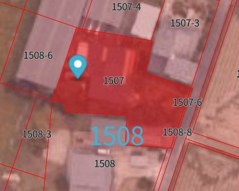 安来市赤江町土地（上物あり）の土地図