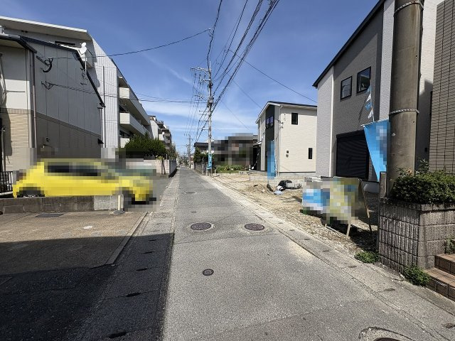 【その他】 | 福岡市南区花畑1丁目3期　1号棟（全3棟）【仲介手数料無料・0円】 | 現地写真。前面道路です。