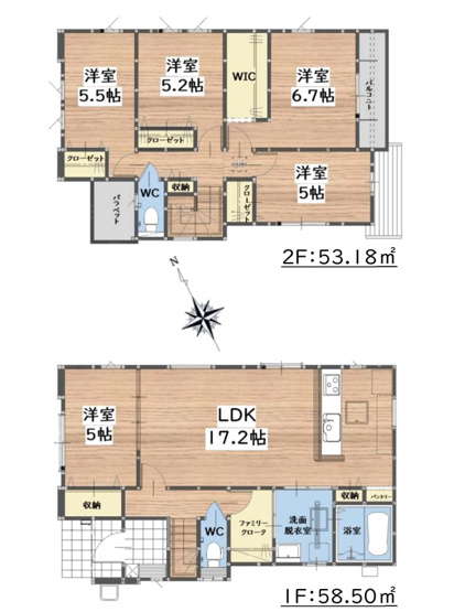 【間取り】 | 福岡市南区花畑1丁目3期　3号棟（全3棟）【仲介手数料無料・0円】 | 平日、土日祝日もお好きな日時にご見学可能です。お気軽にお問合せ下さい。