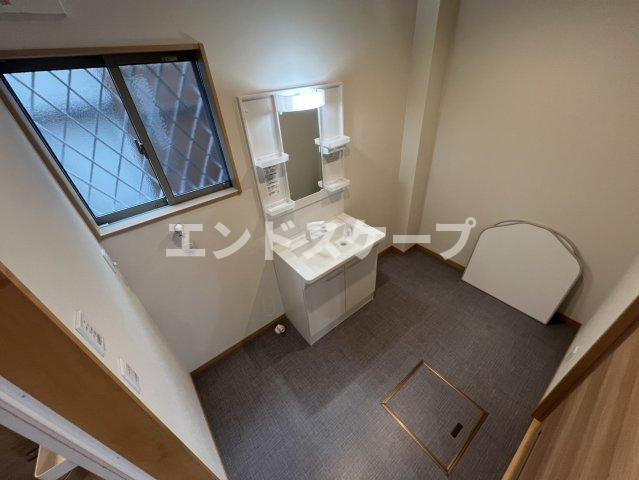 井野町貸住宅　Ｂ棟の洗面所|高崎、前橋のお部屋探しはエンドスケープまで！お客様の理想お聞かせ下さい♪