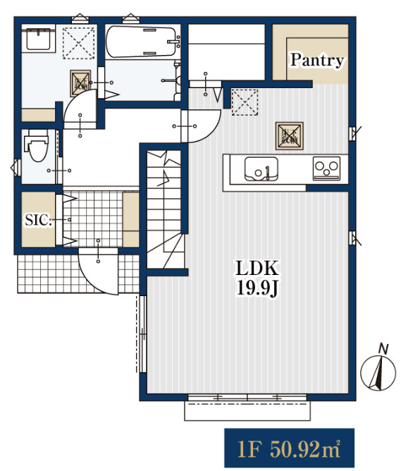 【仲介手数料無料】所沢市向陽町全３棟２号棟　所沢市の新築住宅なら西武ハウジング