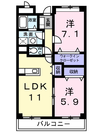 プラムガーデンの間取り