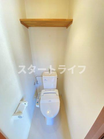 大阪市淀川区東三国１丁目の賃貸マンションのトイレ