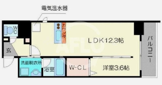 【間取り】 | ソシオ心斎橋 | ソシオ心斎橋　間取り