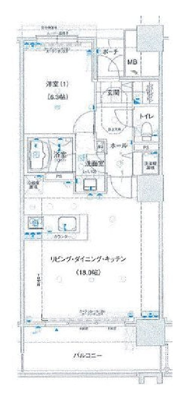 和歌山マリーナシティ・シエルヴィータの間取り