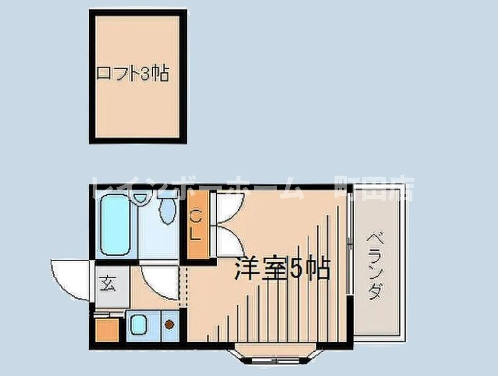 パピヨン豊町※初期費用分割後払いサービス利用可能物件の間取り