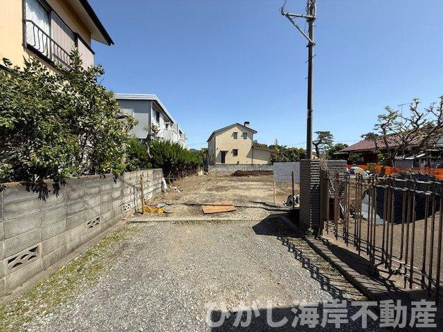 茅ヶ崎市旭が丘　売地　全4区画の前面道路含む現地写真|現地外観