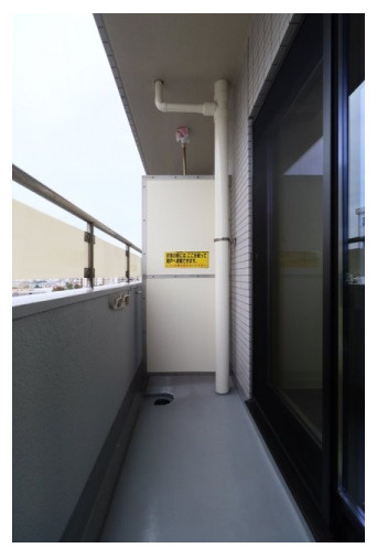 グローリア初穂桜台Ⅱのバルコニー