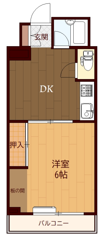 リバーサイドFKの間取り