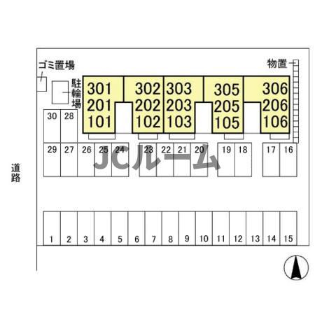 アイビスの区画図
