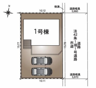 【区画図】 | 新築　新潟市東区白銀第7  1号