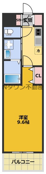 【間取り】 | CREST TAPP太閤通 | 間取りです。