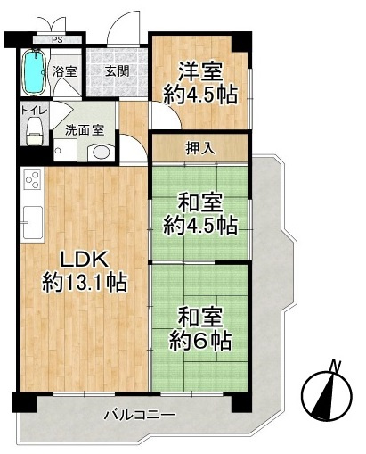 【間取り】 | 高尾台ハイツ　収益