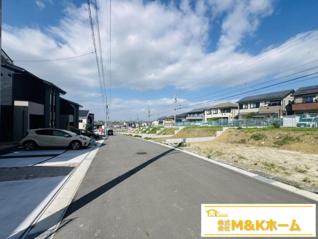 知多市日長字辰新田　全9区画　81号地の前面道路含む現地写真|R8.4.14撮影　現地写真