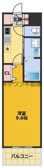 【間取り】 | CREST TAPP太閤通 | 間取りです。