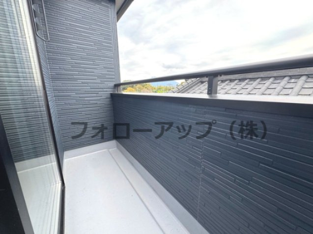 リーブルガーデン鹿児島市吉野町のバルコニー|広々としたバルコニーです