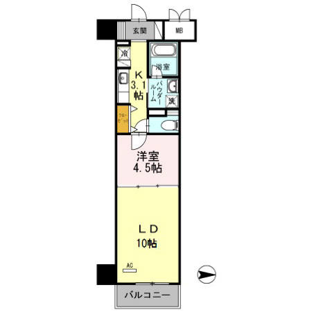 ロイヤルパークスシーサーの間取り