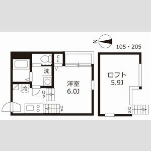 ハーモニーテラス志賀町Ⅳ　名古屋市賃貸　仲介手数料無料の間取り