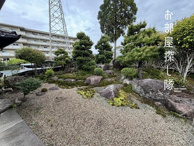 久留米市御井町の一戸建ての庭