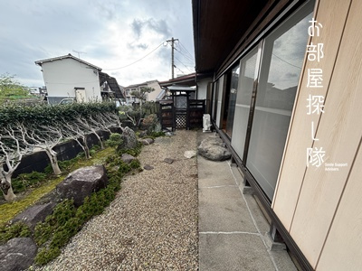 久留米市御井町の一戸建ての庭
