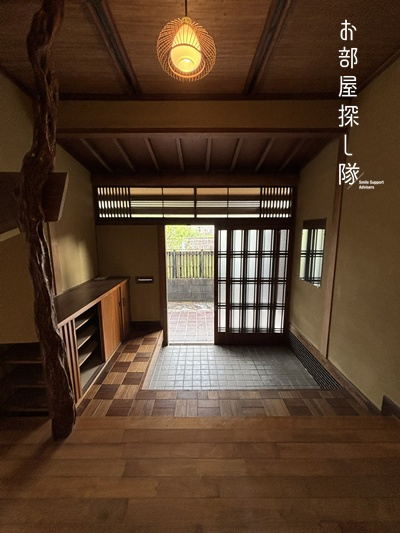 久留米市御井町の一戸建ての玄関
