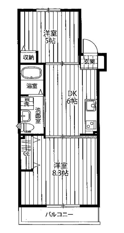 パインヒル17の間取り