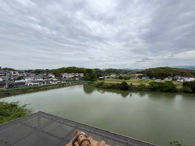 熊取町新野田2丁目　中古戸建の展望|2階からの眺めです。
通風・採光良好です。