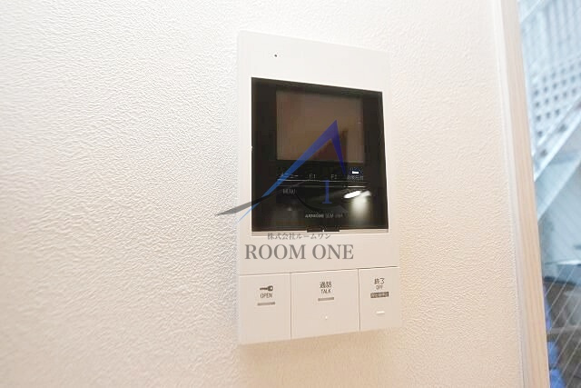リシュブール池上のセキュリティ|モニター付きインターホンです。