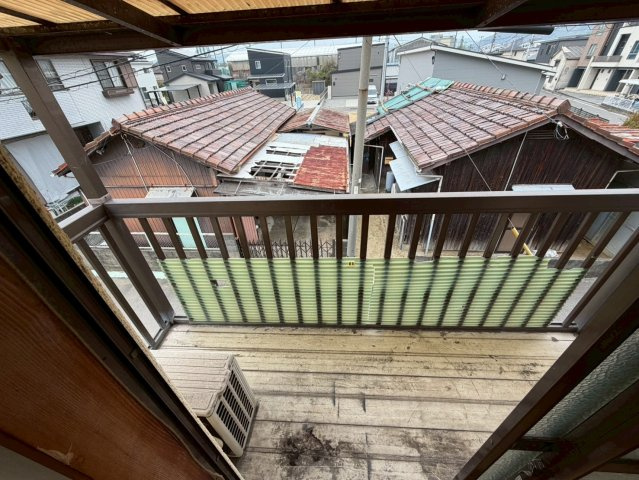 坂出市御供所町　鉄骨造３階建て住宅のバルコニー|２階バルコニー