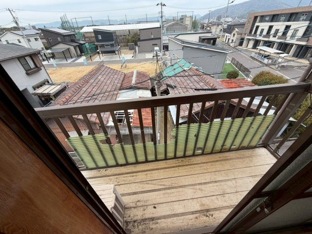 坂出市御供所町　鉄骨造３階建て住宅の展望|３階バルコニーからの眺望
