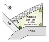 もねの里４丁目　建築条件無し土地の画像