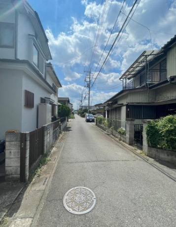 敷地面積28坪　売地　川越市笠幡の前面道路含む現地写真|南側公道4.0ｍ！東南角地！日当たり良好です♪