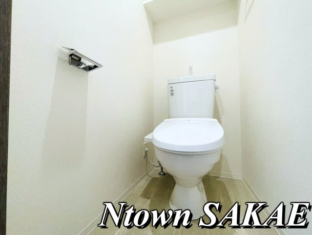【トイレ】 | プレサンス名駅南エディフィス | 落ち着いた色調のトイレです