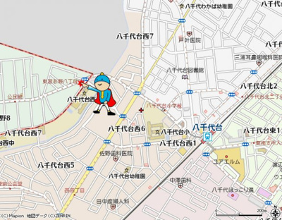 【地図】 | パルコート八千代 | 案　内　図