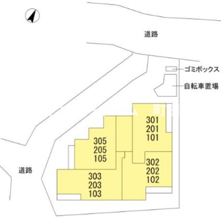エスペリア新百合ヶ丘※初期費用分割あと払いサービス利用可能物件の区画図