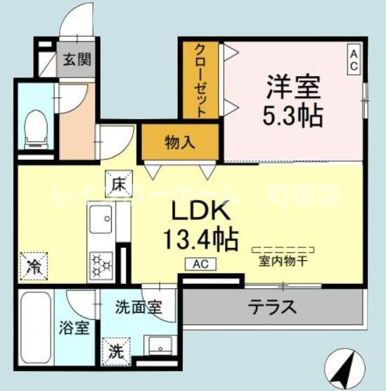 エスペリア新百合ヶ丘※初期費用分割あと払いサービス利用可能物件の間取り
