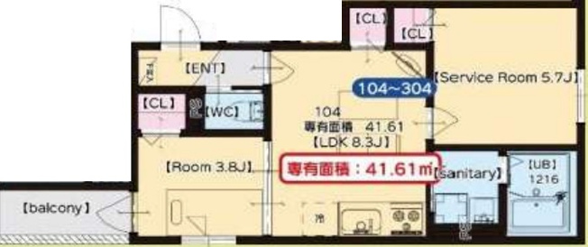 【間取り】 | F asecia laso