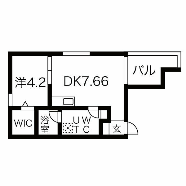 Precher　道徳通(プリシェール道徳通)　名古屋市賃貸　仲介手数料無料の間取り