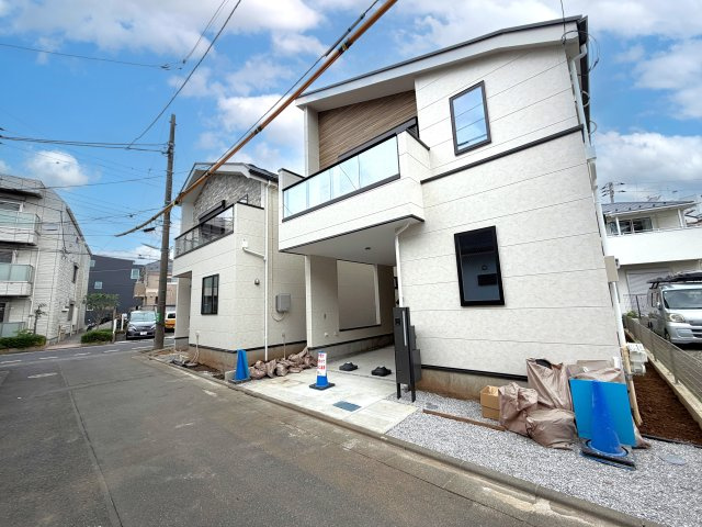 練馬区田柄4丁目　南道路×吹抜けリビング　角地含む全2棟の区画図|南西角地を含む全2棟♪複数路線利用可能な好立地に誕生です♪