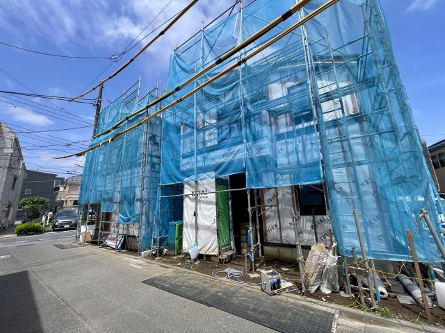 練馬区田柄4丁目　南道路×吹抜けリビング　角地含む全2棟の外観|2号棟