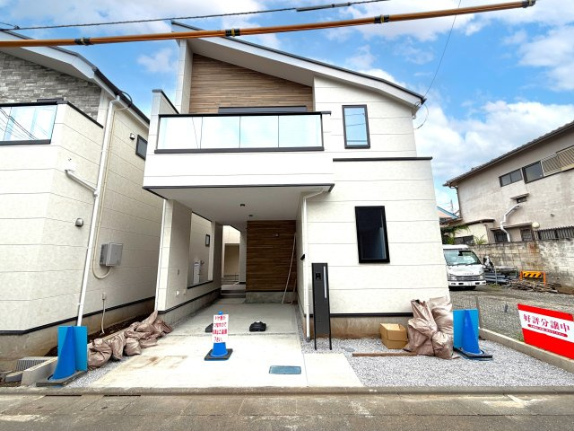 練馬区田柄4丁目　南道路×吹抜けリビング　角地含む全2棟の外観|2号棟　