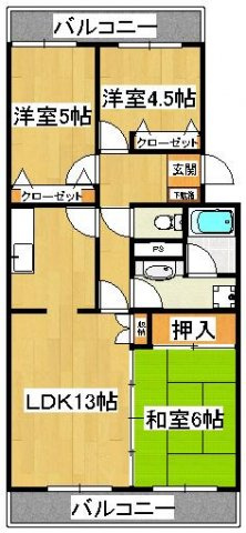 グリーンシャンテの間取り