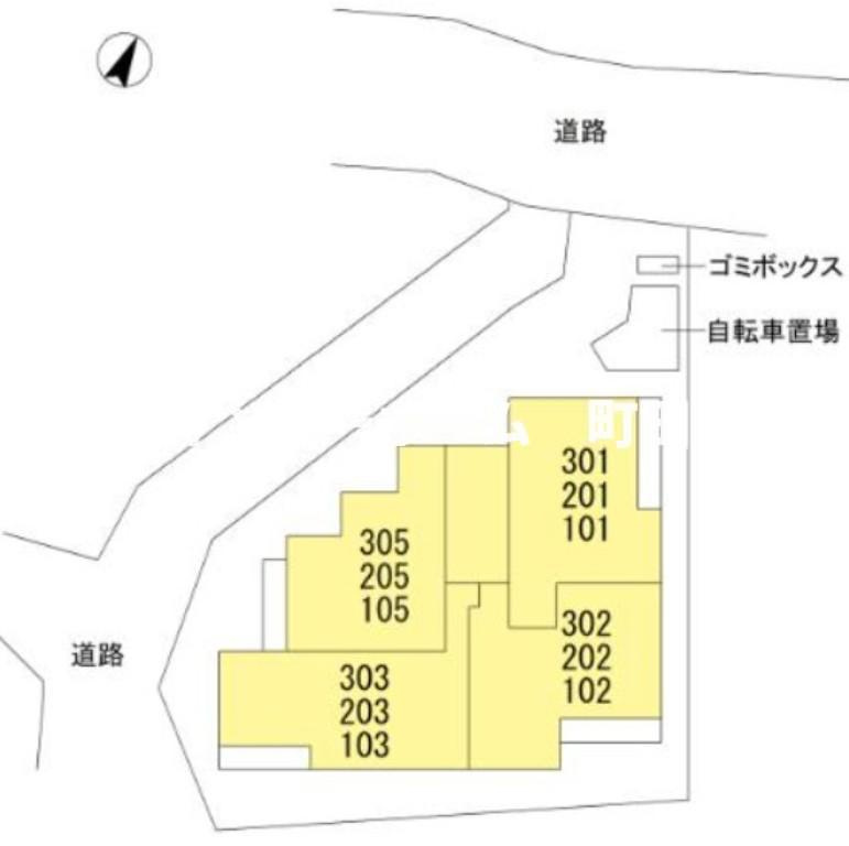エスペリア新百合ヶ丘※初期費用分割あと払いサービス利用可能物件の区画図