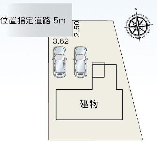 新築戸建　富士市中野2期　全1棟の区画図|1号棟