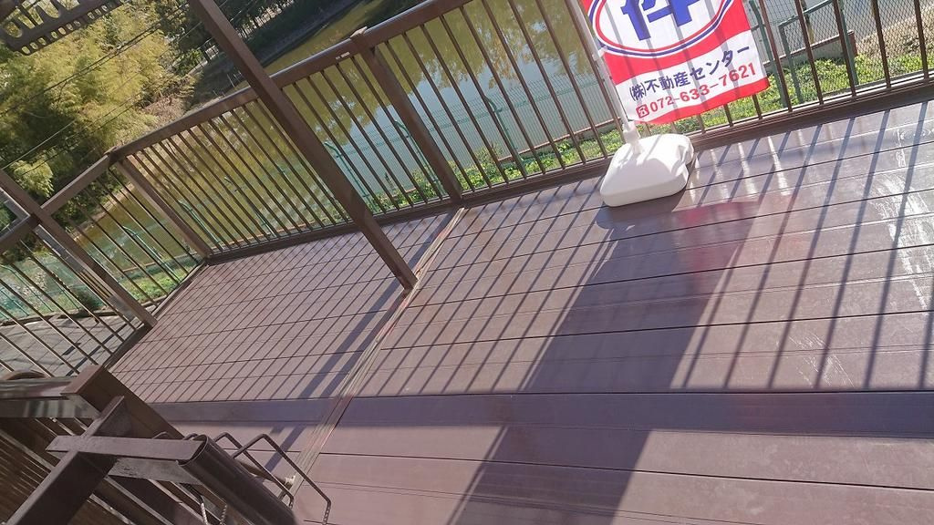 寝屋川市三井南町貸家のバルコニー