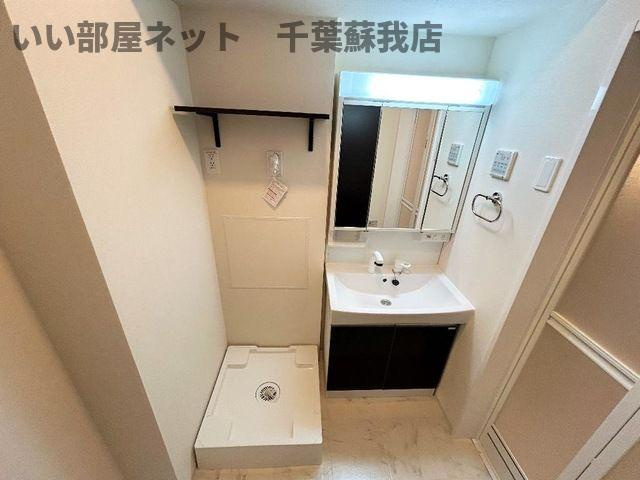 （仮称）千葉市中央区大森町新築アパートの洗面所