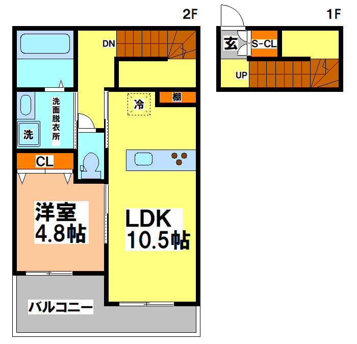 INOテラスの間取り