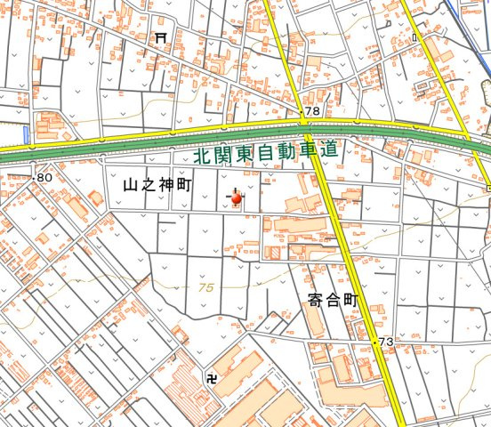 太田市三棟一括アパートの地図