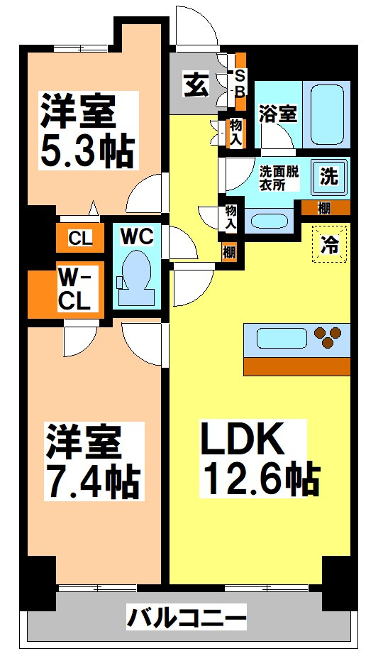 イストワールの間取り